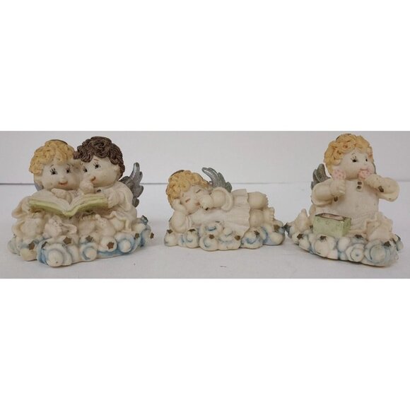 Cherubs - Set of 3 - Resin -  Heavenly Angels ® Vintage 1996 - Picture 1 of 12